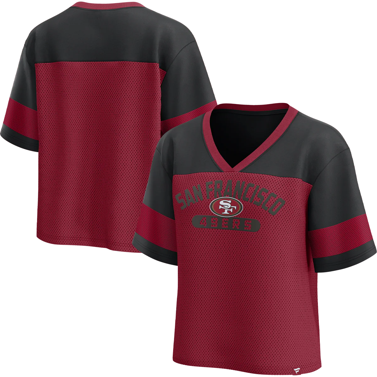Women's 49ers Homeschool Jersey Poly Short Sleeve - Image 3
