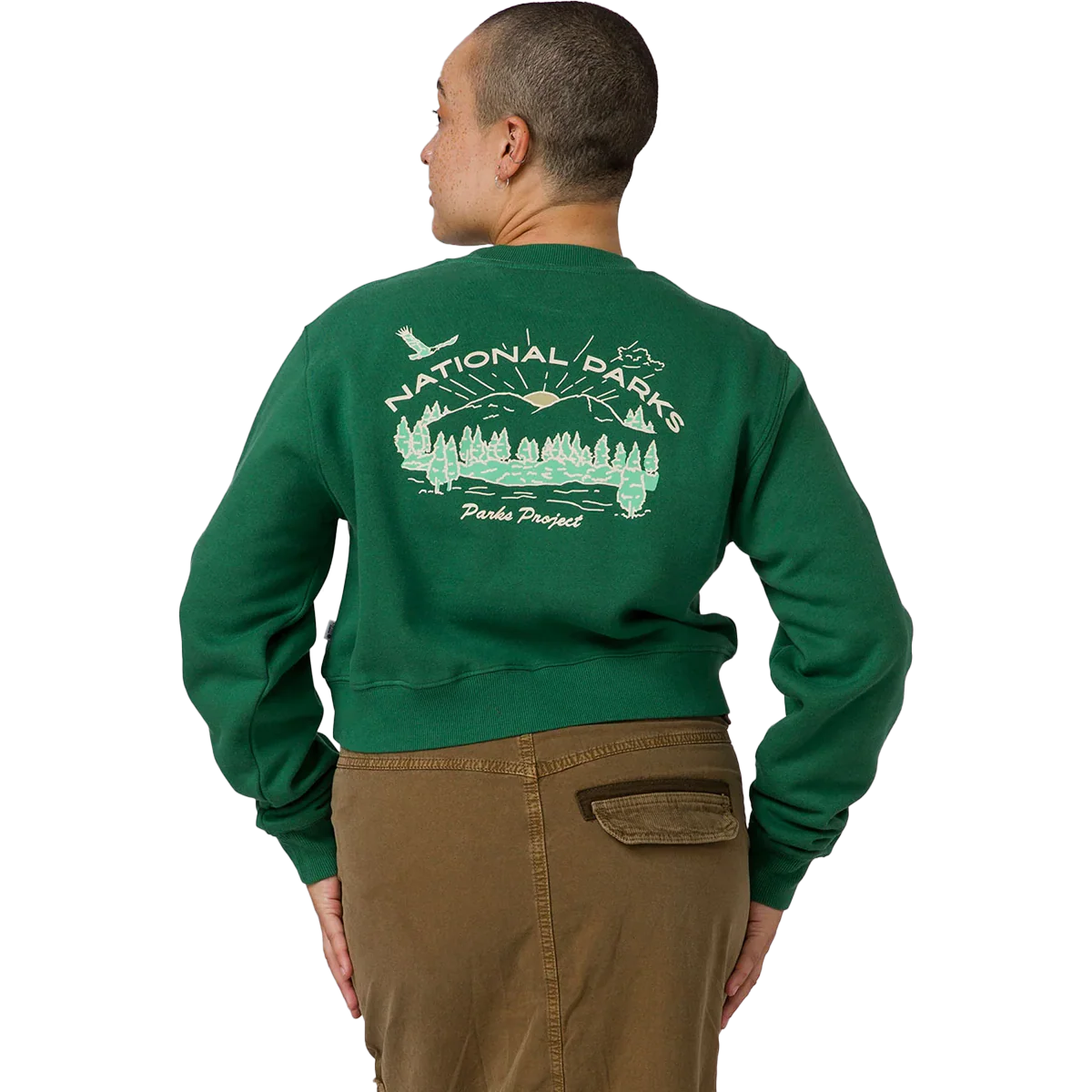 Women's National Parks Sunrise Cropped Crew - Image 3