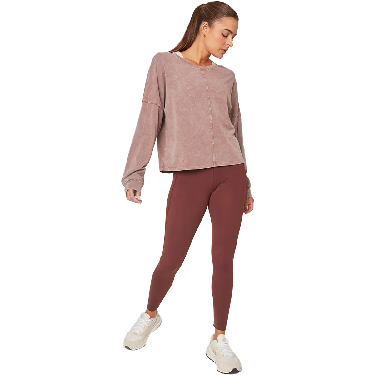 Women's Calm Oversized Boxy Long Sleeve - Image 3