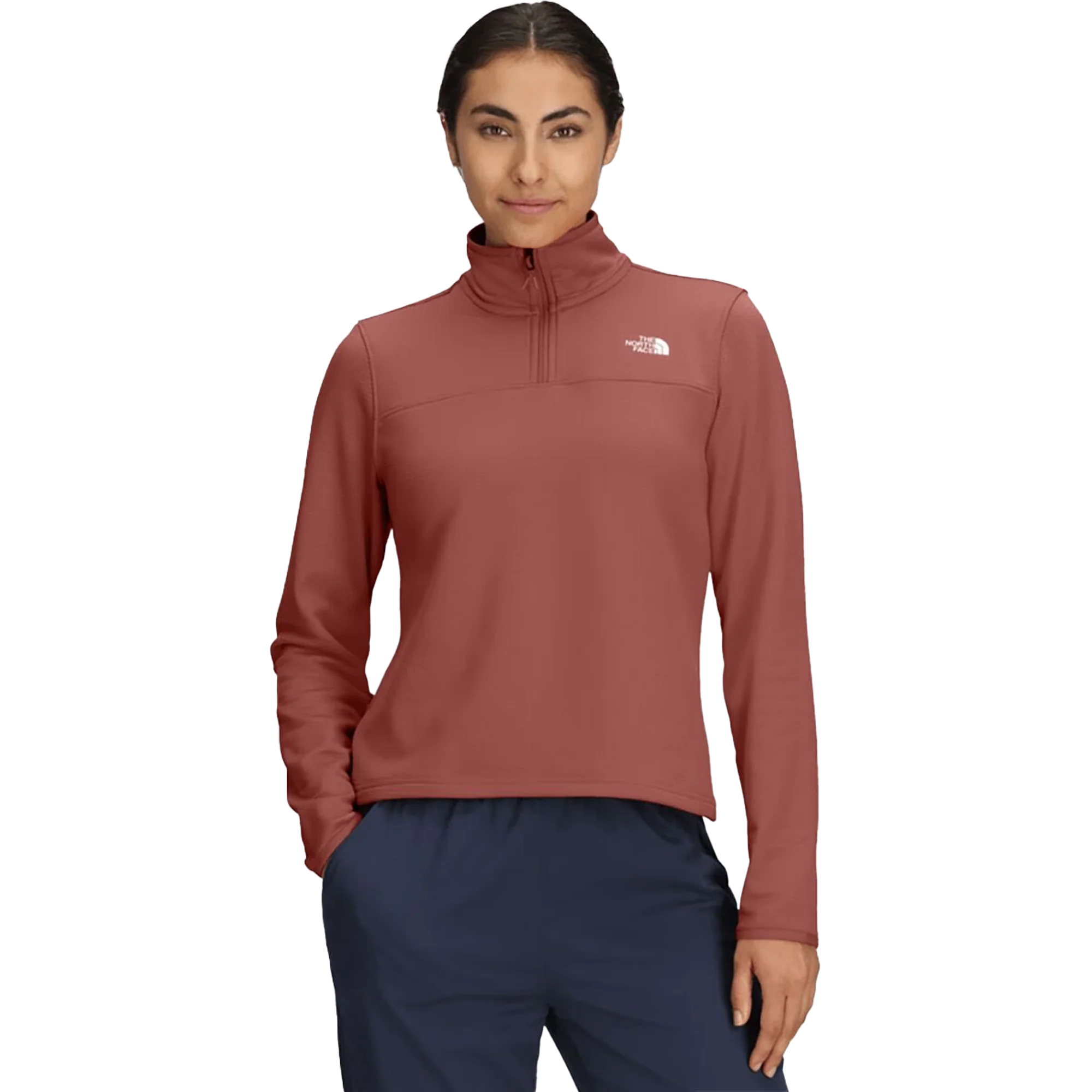 Women's Cedar Trail Grid Fleece 1/4 Zip Jacket - Image 2