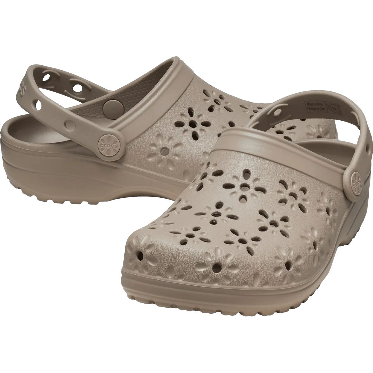 Women's Classic Floral Cut Out Clog - Image 5