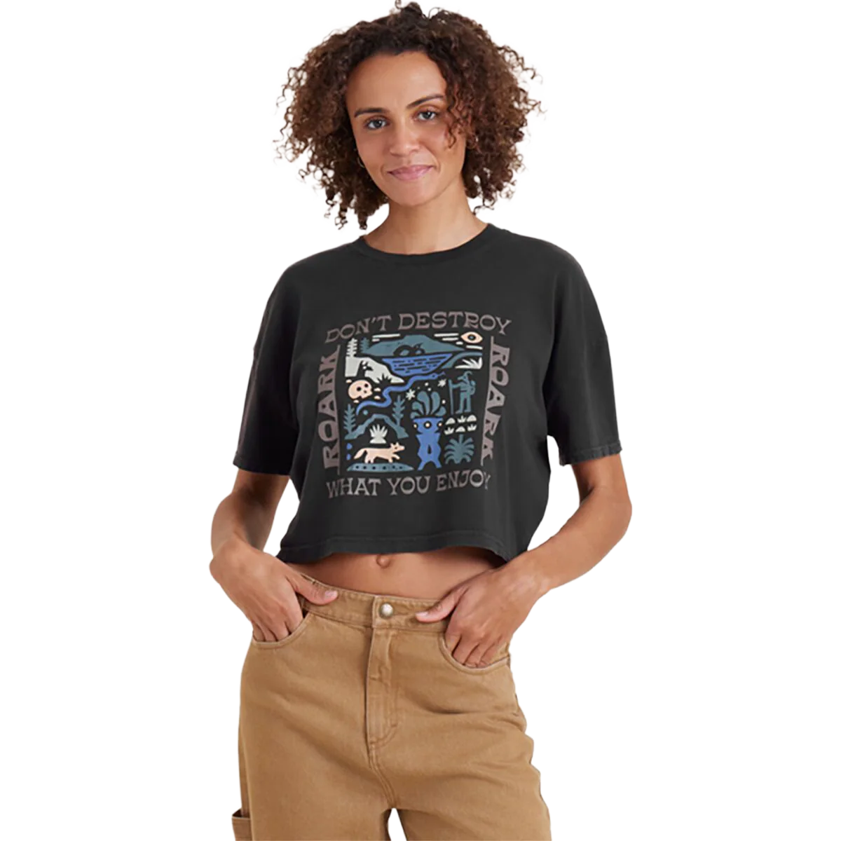 Women's Enjoy Andes Cropped Boxy Tee