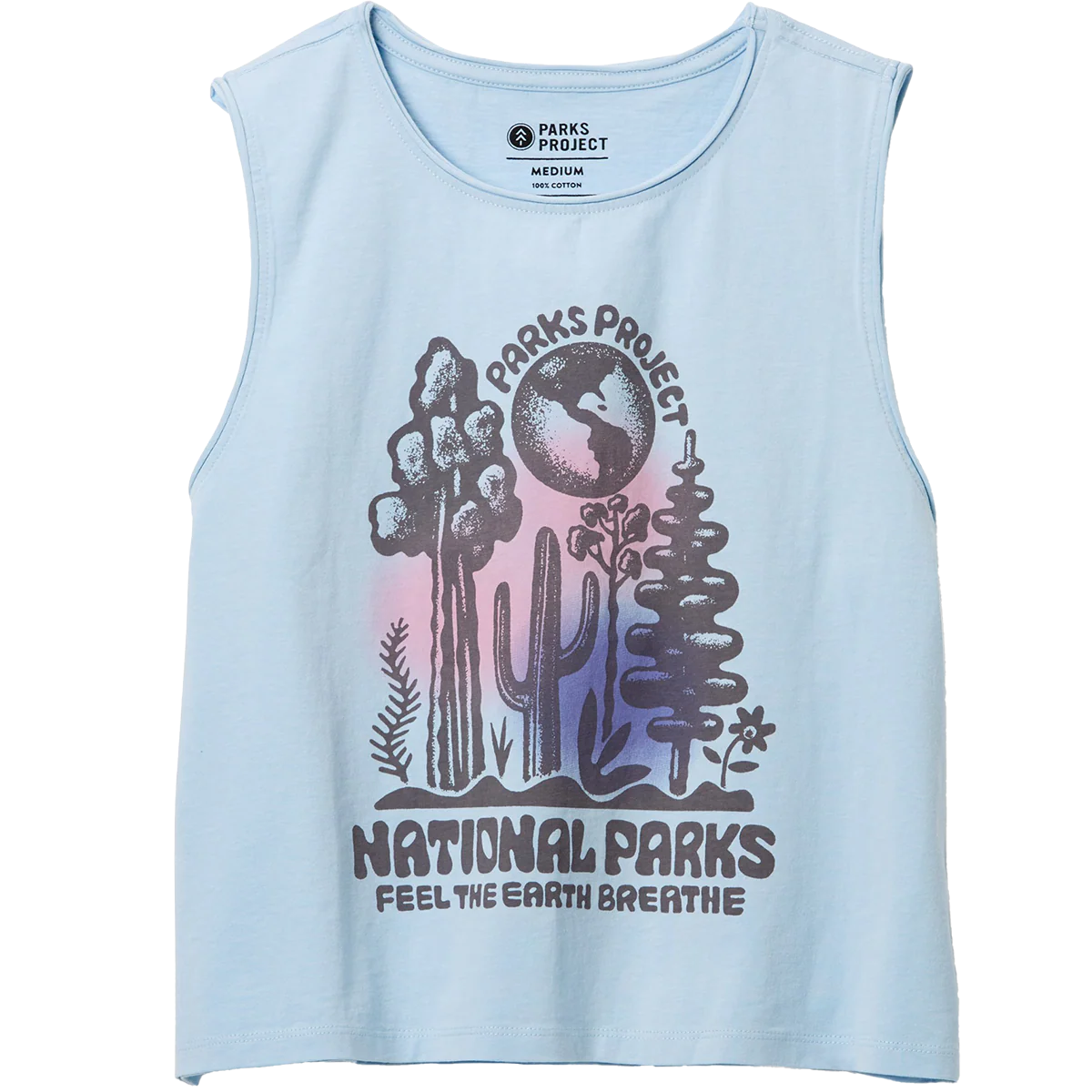Women's Feel the Earth Breathe Stamped Tank