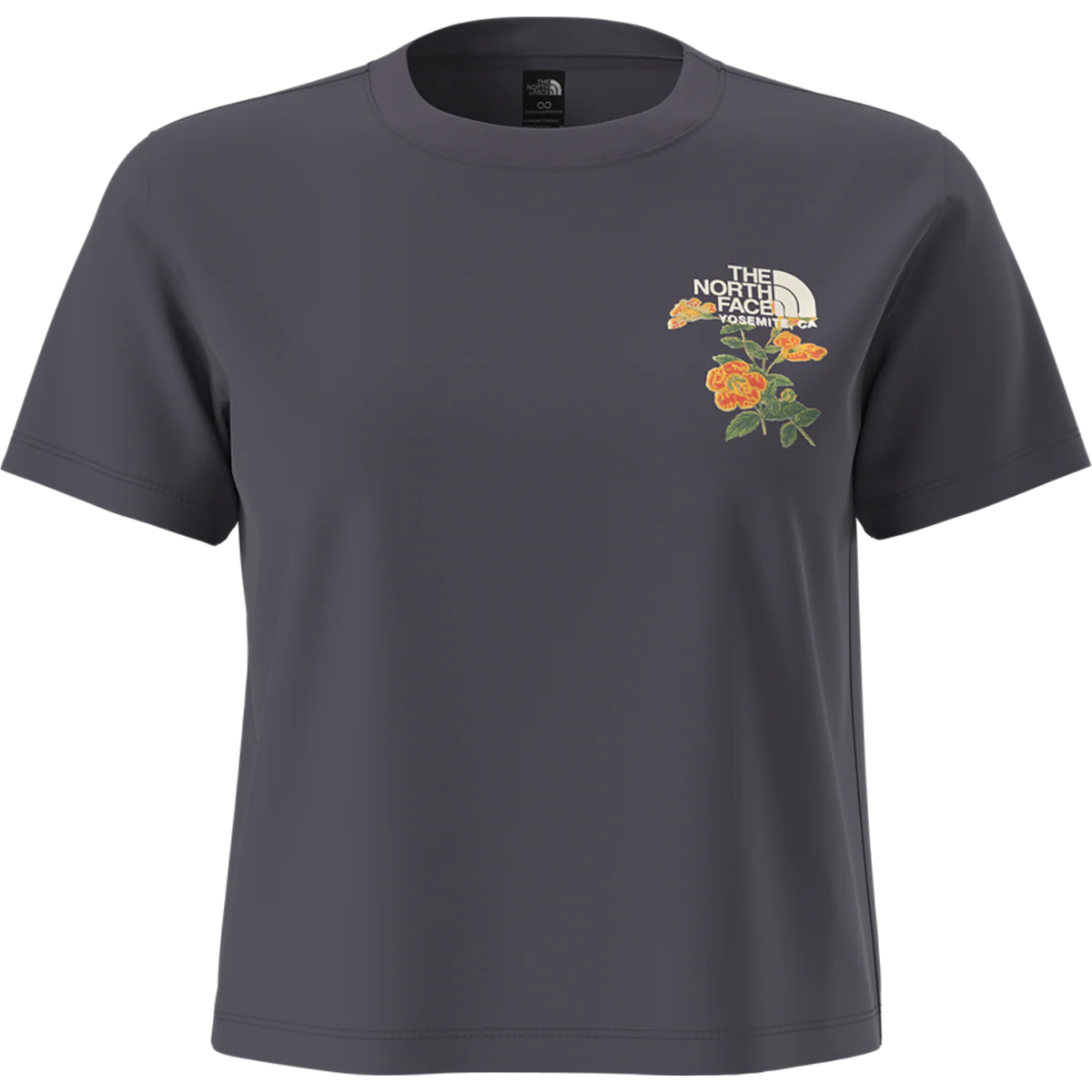 Women's Flora Embroidered Regular Short Sleeve Tee