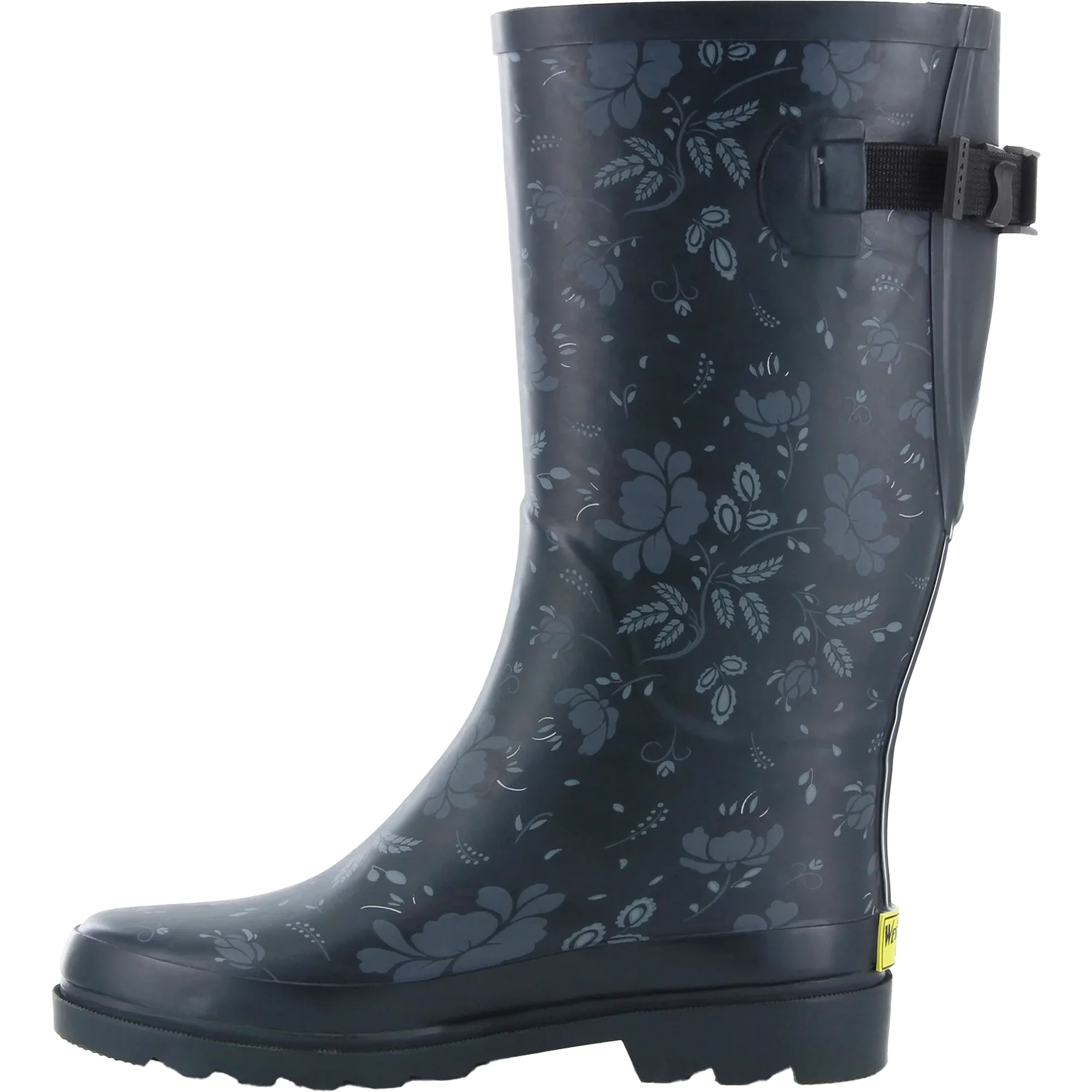 Women's Floral Adjustable Tall Rain Boot - Image 2