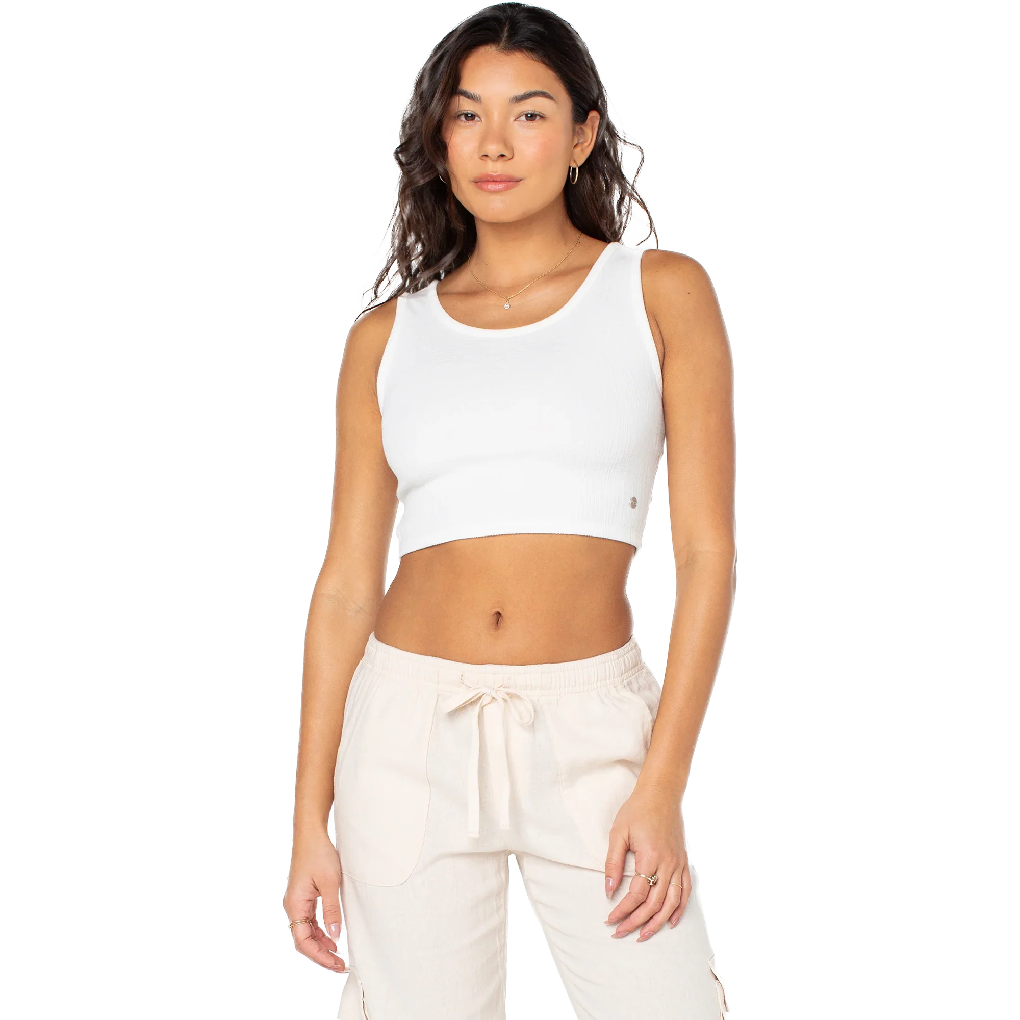Women Good Keepsake Crop Top Tank - Image 2
