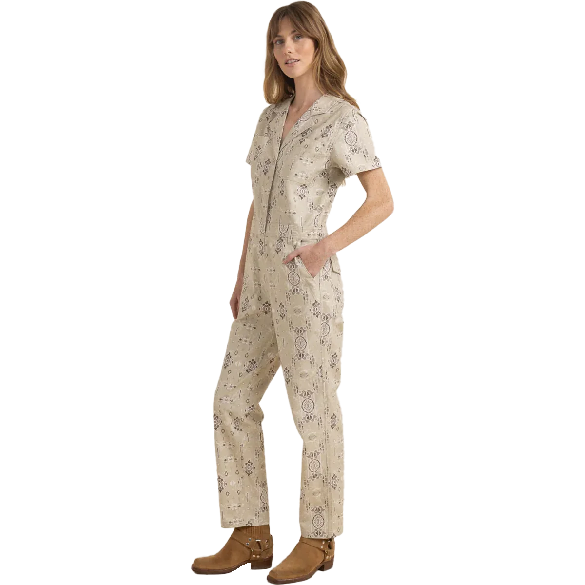 Women's Layover Short Sleeve Jumpsuit - Image 4
