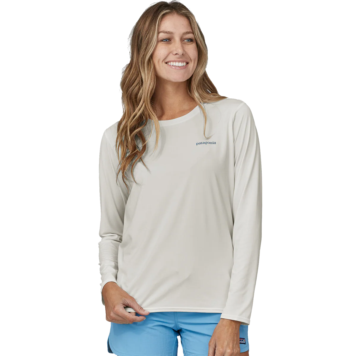 Women's Long Sleeved Capilene Cool Daily Graphic Shirt - Waters - Image 7