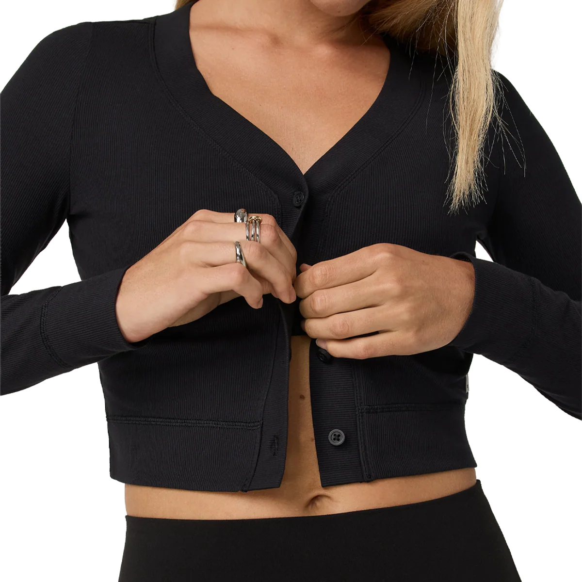 Women's Long Sleeve Pose Mini Cardi - Image 3