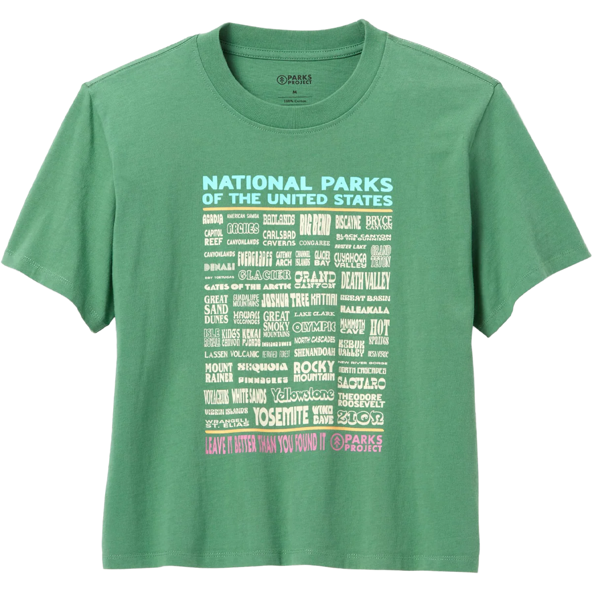 Women's National Parks Lineup Boxy Tee