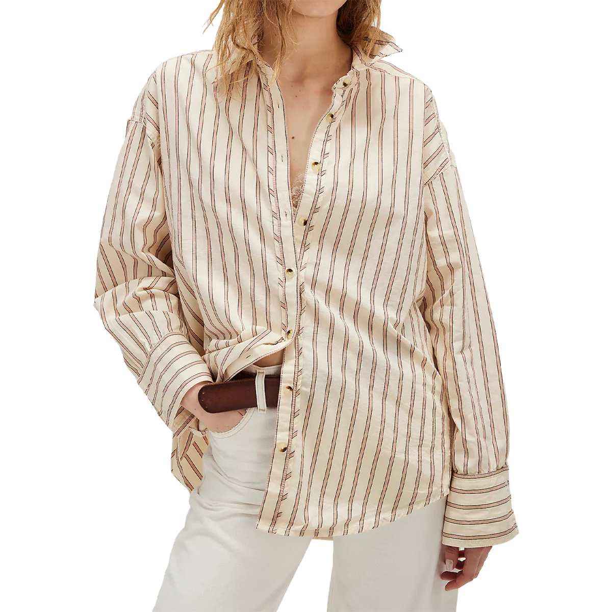 Women's Striped Varsity Vibes Shirt