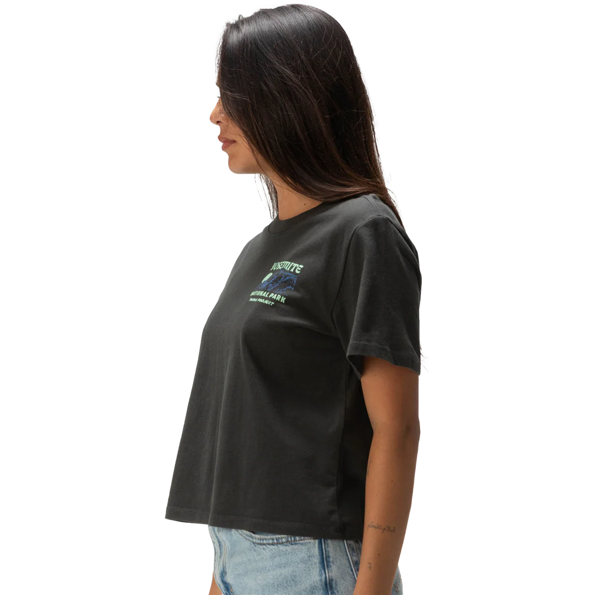 Women's Yosemite Puff Print Short Sleeve Boxy Tee - Image 3