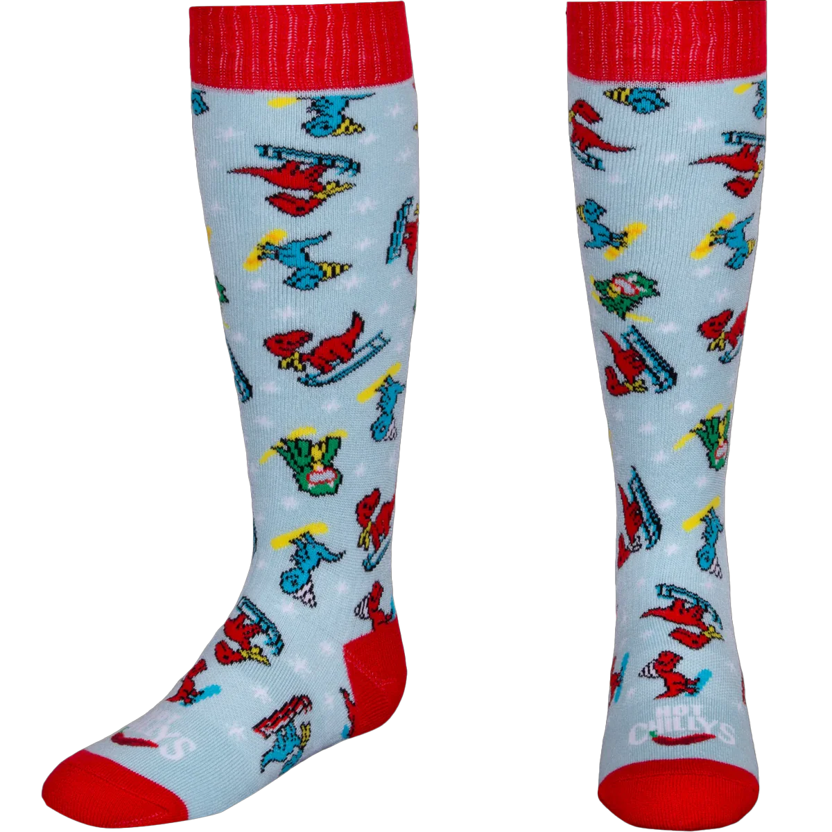 Youth Dinos Mid Volume Sock