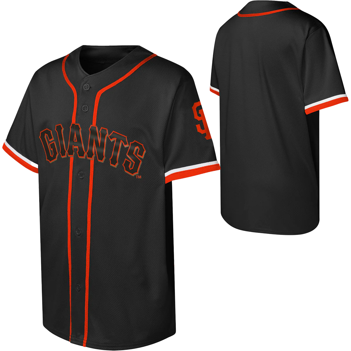 Youth Giants Fashion Baseball Jersey - Image 3