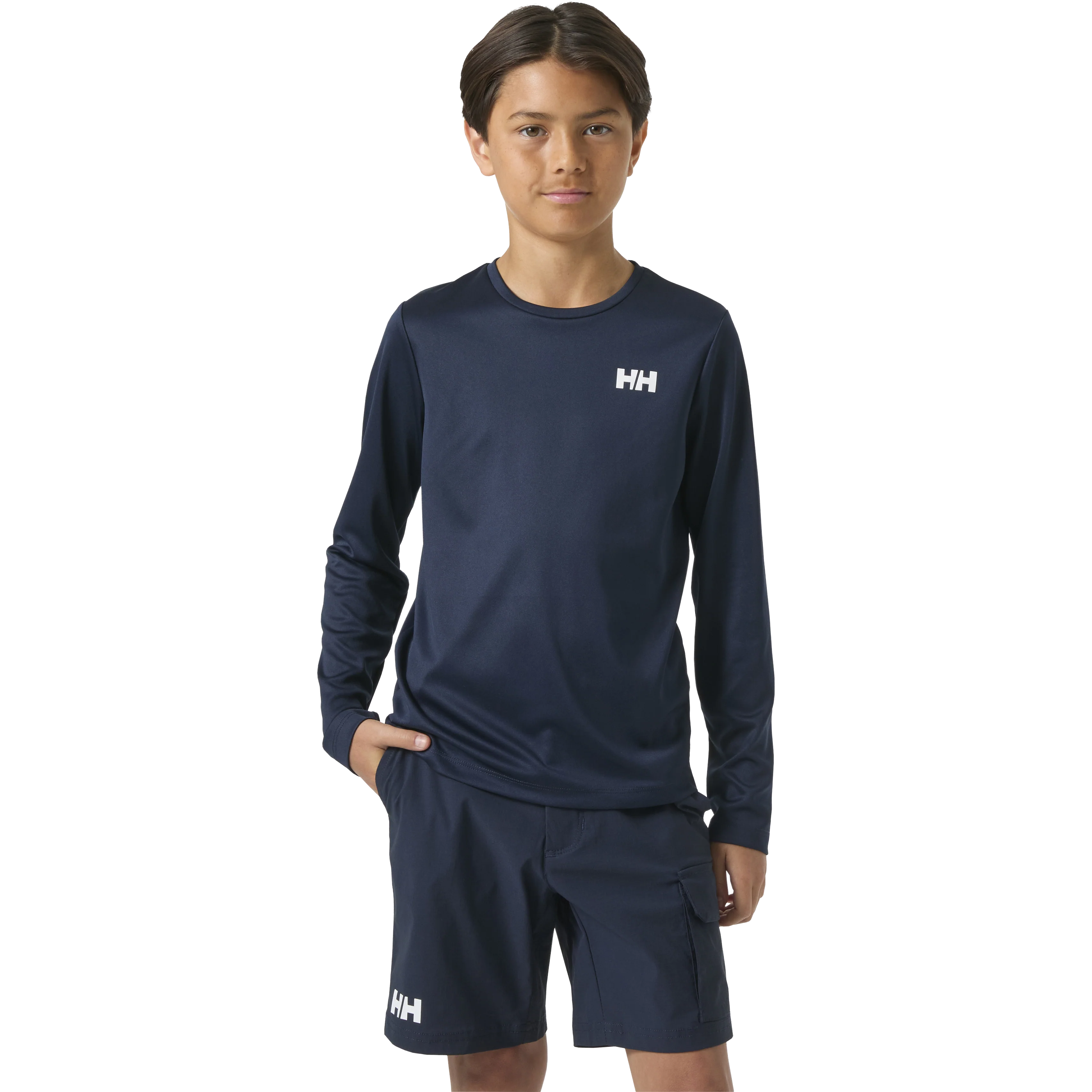 Youth Jr HH Tech Long Sleeve Crew - Image 5